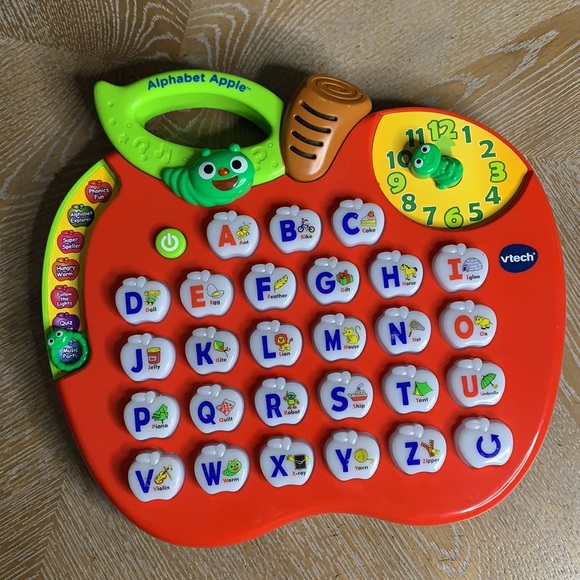 VTech Alphabet Apple in Red Kids Learning Toy - Picture 7 of 11